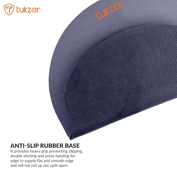 Tukzer Ergonomic Gel Mouse Pad with Wrist Support (Grey) - Image 3