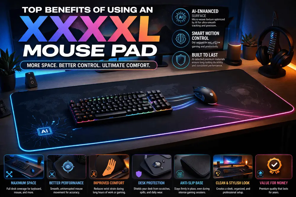 Benefits of Using an XXXXL Mouse Pad