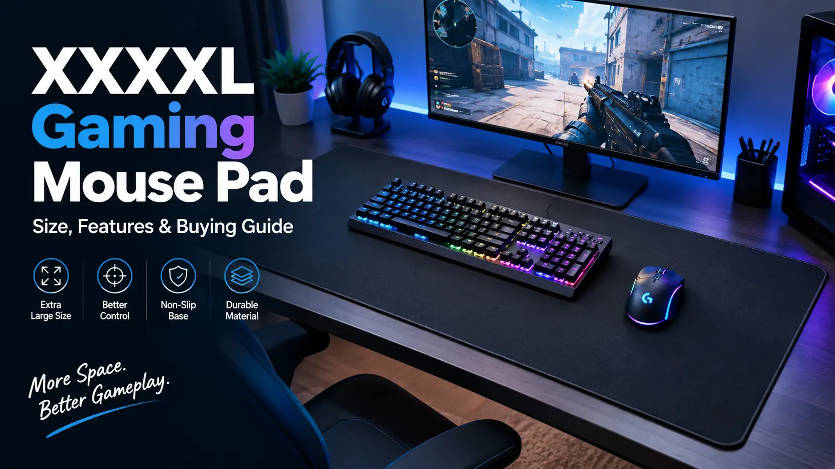 XXXXL Gaming Mouse Pad